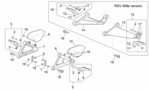 Frame - Foot Rests