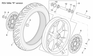 Frame - Front Wheel Rsv Mille "R" Version