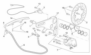 Frame - Rear Brake Caliper