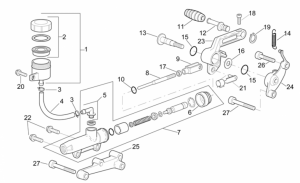 Frame - Rear Master Cylinder