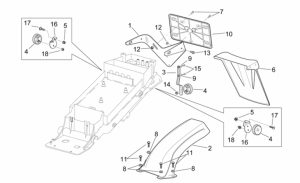 Frame - Rear Mudguard