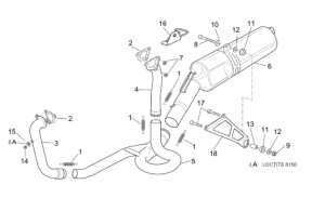 Frame - Exhaust Pipe