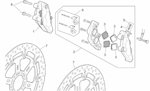 Frame - Front Brake Caliper
