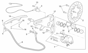 Frame - Rear Brake Caliper