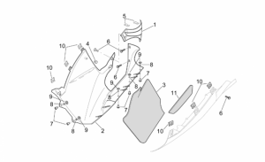 Frame - Central Body - Rh Fairings