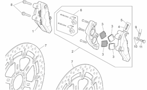 Frame - Front Brake Caliper