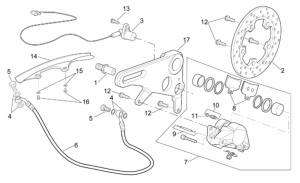 Frame - Rear Brake Caliper