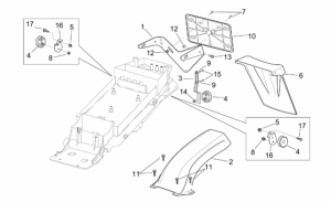 Frame - Rear Mudguard