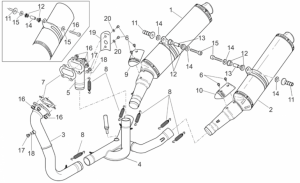 Frame - Exhaust Pipe