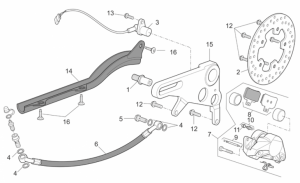 Frame - Rear Brake Caliper