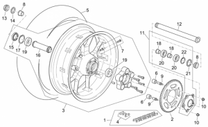 Frame - Rear Wheel Factory - Dream II