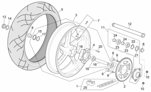 Frame - Rear Wheel R Version