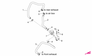 OEM Engine Parts Diagrams - Secondary Air