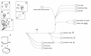 OEM Frame Parts Diagrams - Electrical System II