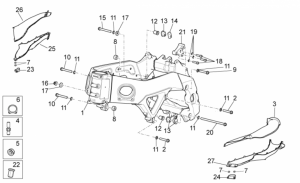 OEM Frame Parts Diagrams - Frame I