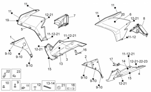 OEM Frame Parts Diagrams - Front Body II
