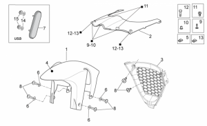 OEM Frame Parts Diagrams - Front Body III