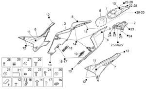 OEM Frame Parts Diagrams - Rear Body I