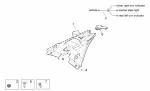 OEM Frame Parts Diagrams - Taillight