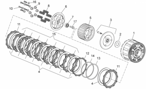 OEM Engine Parts Diagrams - Clutch II