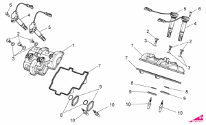 OEM Engine Parts Diagrams - Valves Cover