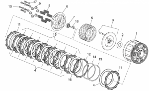 OEM Engine Parts Diagrams - Clutch II