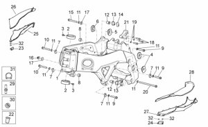 OEM Frame Parts Diagrams - Frame I