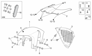 OEM Frame Parts Diagrams - Front Body III