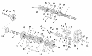 OEM Engine Parts Diagrams - Gear Box