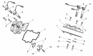 OEM Engine Parts Diagrams - Valves Cover