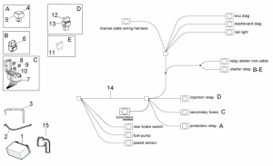 OEM Frame Parts Diagrams - Electrical System II