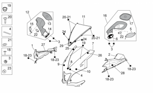 OEM Frame Parts Diagrams - Front Body I