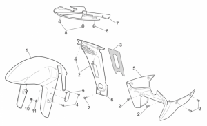 Frame - Front Body - Front Mudguard