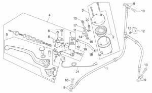 Frame - Front Master Cilinder