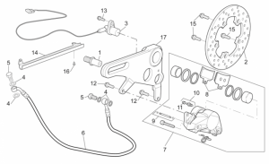 Frame - Rear Brake Caliper