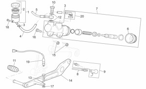 Frame - Rear Master Cylinder