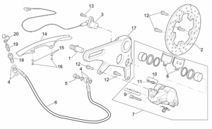 Frame - Rear Brake Caliper