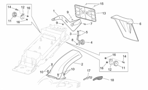 Frame - Rear Mudguard