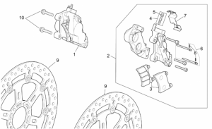 Frame - St-Rs Vers. Front Brake Caliper