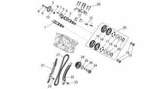 Engine - Rear Cylinder Timing System