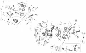 Frame - Front Brake System