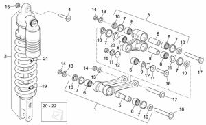 Frame - Rear Shock Absorber