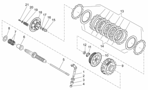 OEM Engine Parts Schematics - Clutch