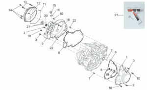OEM Engine Parts Schematics - Crankcase II