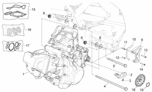 OEM Engine Parts Schematics - Engine
