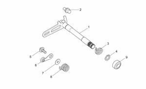 OEM Engine Parts Schematics - Gear Box Selector I