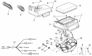 OEM Frame Parts Schematics - Air Box