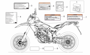 OEM Frame Parts Schematics - Decal