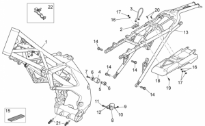 OEM Frame Parts Schematics - Frame