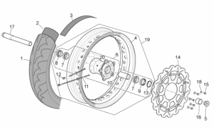 OEM Frame Parts Schematics - Front Wheel